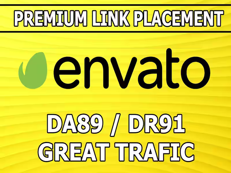Cover image for Premium Link Placement on Envato blog DA90