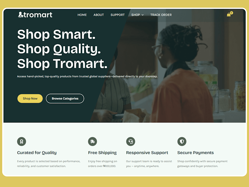 Cover image for Tromart E-commerce Platform Development