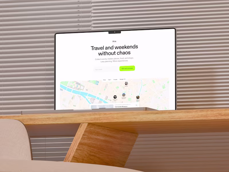 Cover image for Landing page design and Development for Arie