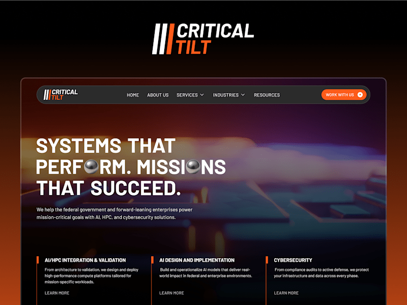 Cover image for Website Redesign for Critical Tilt