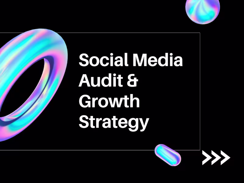 Cover image for  Social Media Audit & Growth Strategy