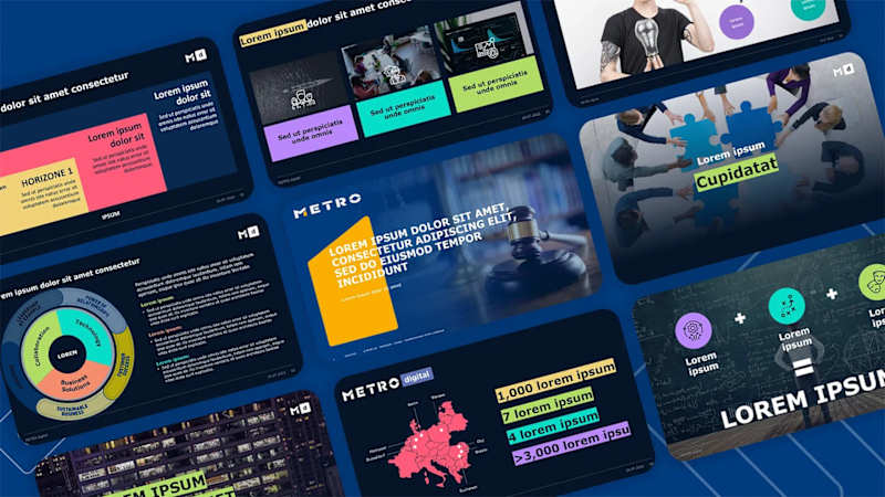 Cover image for Presentation Design for Metro.digital