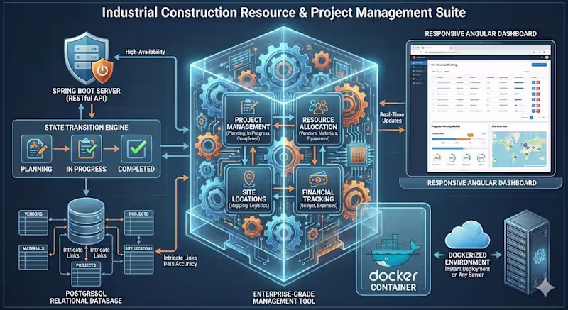 Cover image for Industrial Construction Resource & Project