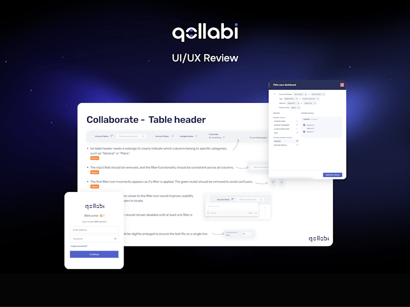 Cover image for Qollabi - UX / UI Review