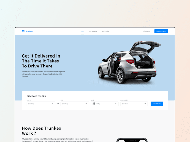 Cover image for MVP Design For TrunkEx