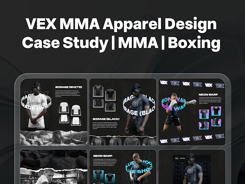 Cover image for VEX MMA Apparel Design Case Study | MMA | Boxing