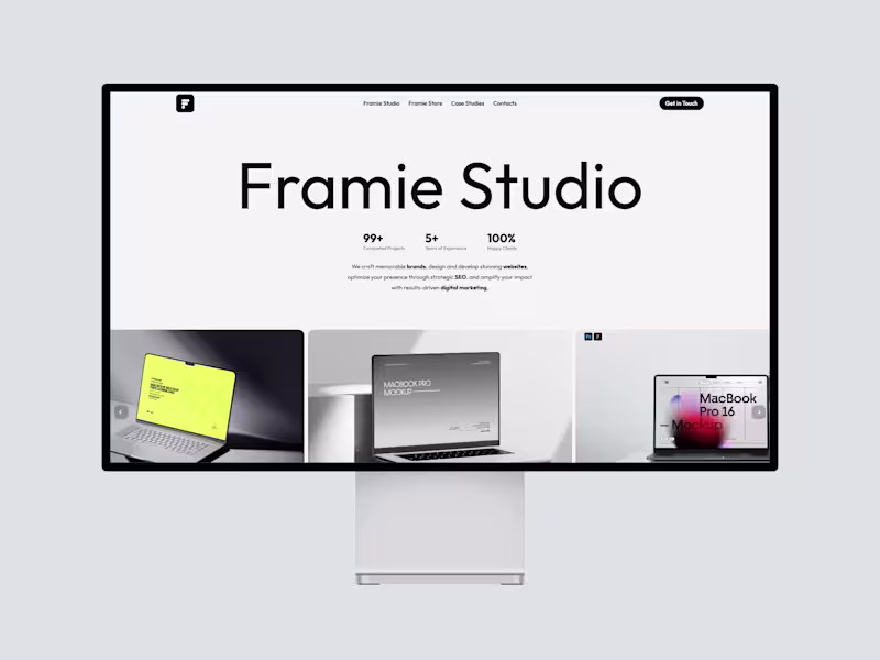 Cover image for Framie Studio MVP Website Development