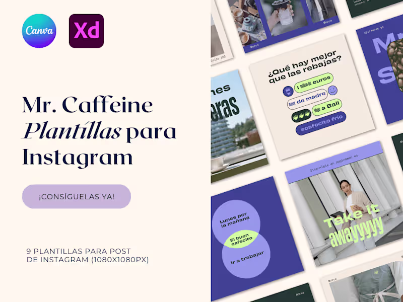 Cover image for Mr Caffeine | Instagram Feed Templates