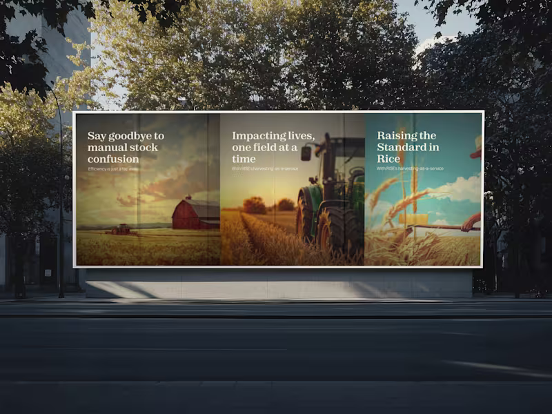 Cover image for Brand & Web Solutions for RISE's Rice Production Optimization