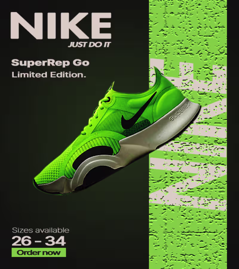 Cover image for Nike Poster Design for Social Media