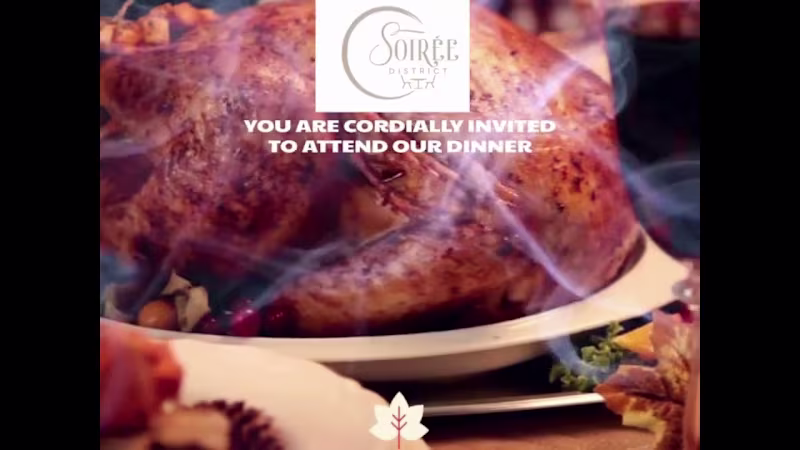 Cover image for Elegant Motion Flyer for Event Dinner- YouTube