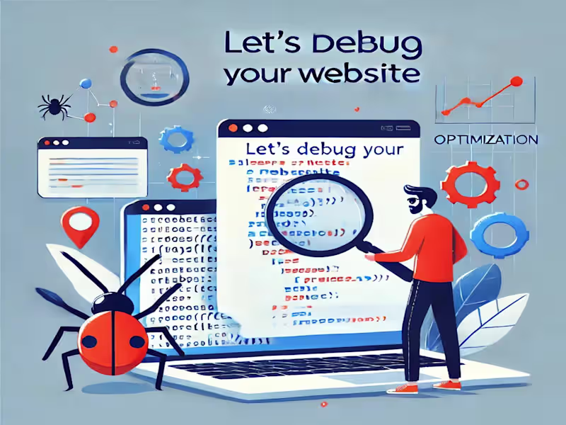 Cover image for Debug & Fix Your React, Next.js, TypeScript, or Tailwind Website
