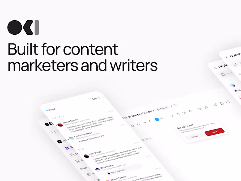 Cover image for Boki: AI-Powered Content Platform Design