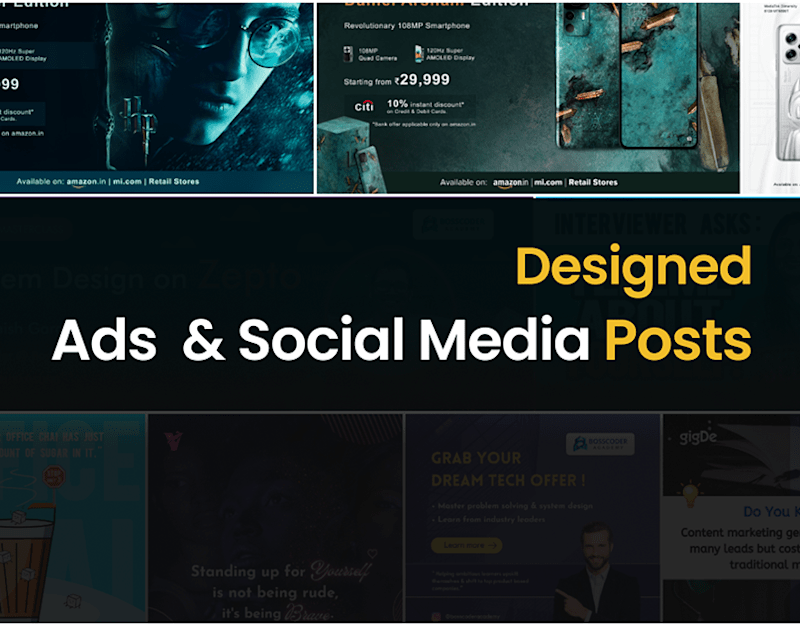 Cover image for Ads, Posters & Social Media Posts :: Behance