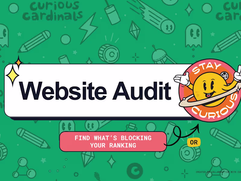 Cover image for SEO Audit (Technical + On-Page + Content)