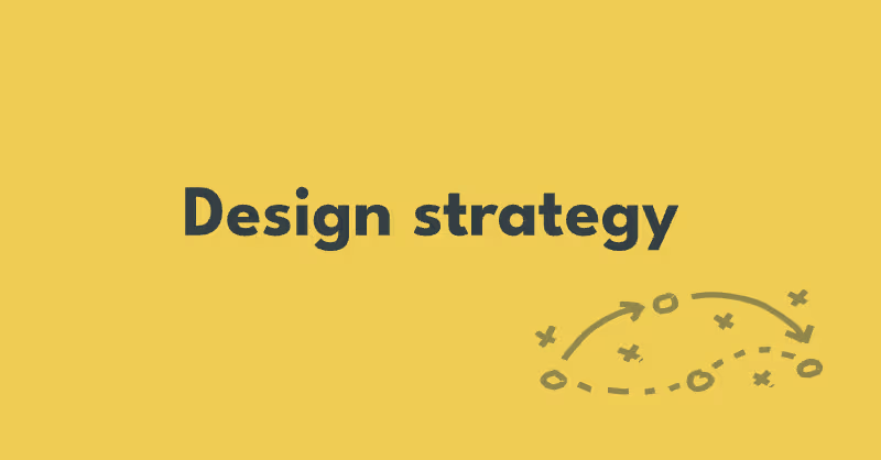 Cover image for Design strategy