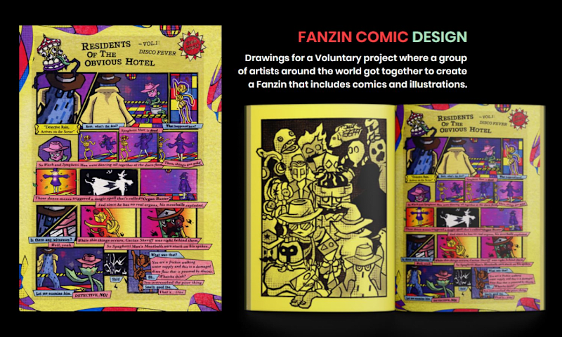 Cover image for FANZIN COMIC DESIGN