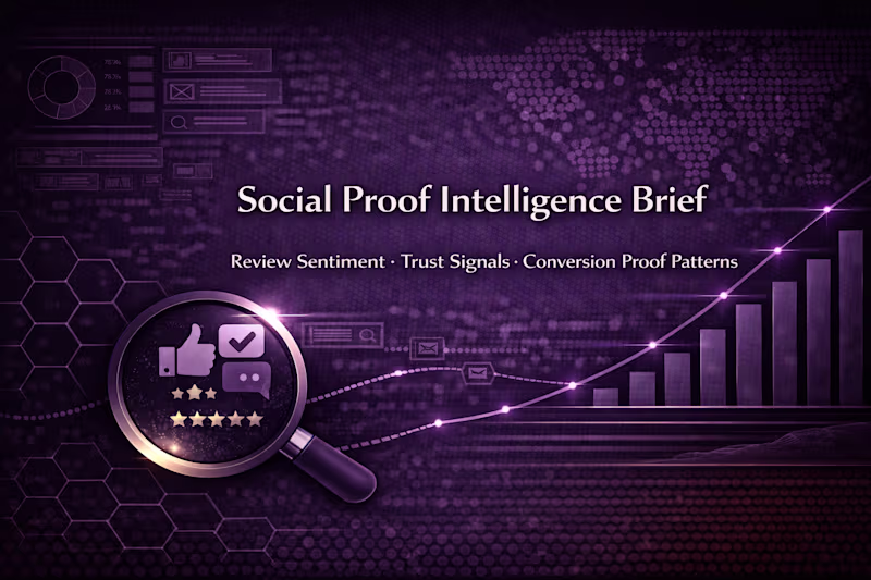 Cover image for  19 — Social Proof Intelligence Brief