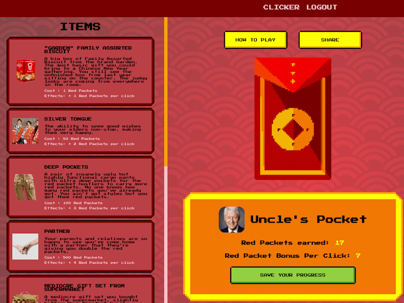 Cover image for Red Packet Clicker - Web Game