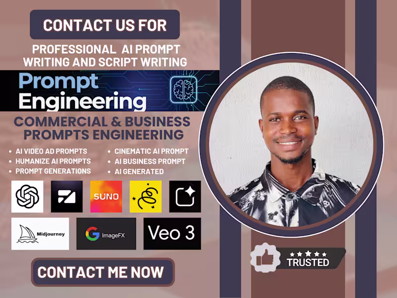 Cover image for Get AI video ad scripts, promotional cinematic prompt engineer