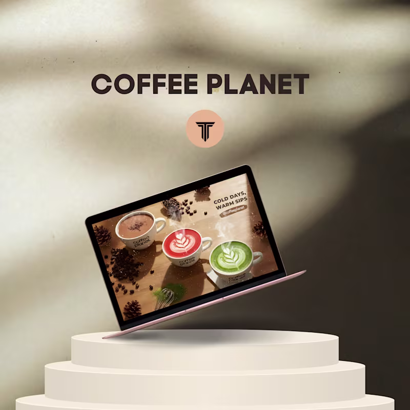 Cover image for Coffee Planet Website Design