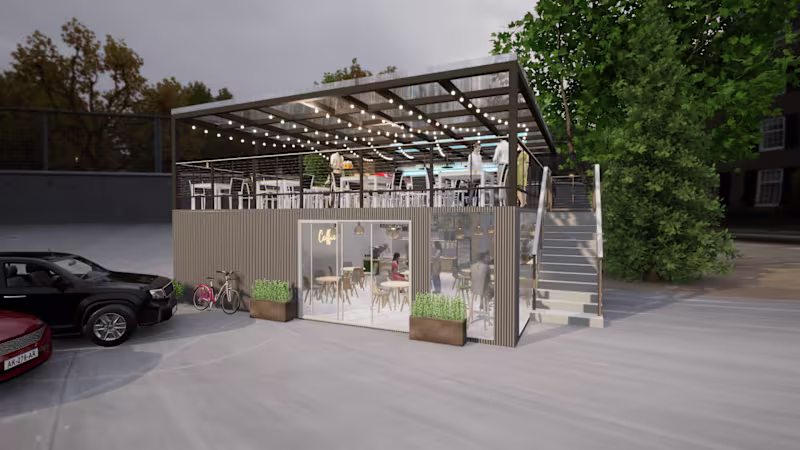 Cover image for CONTAINER VAN BAR & CAFE RESTAURANT