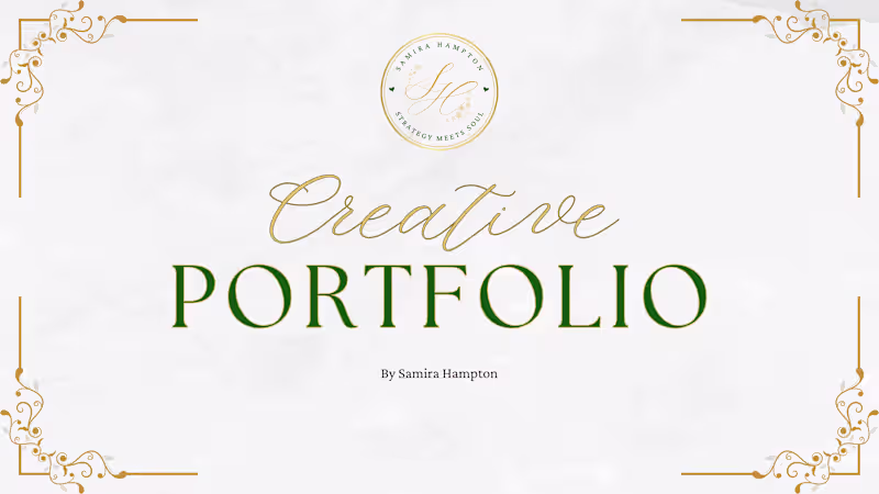 Cover image for Samira's Creative Portfolio & Resume
