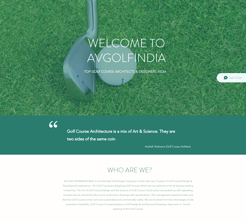 Cover image for Wix Wizardry: Designing Golf Course Wonders through Intuitive UI