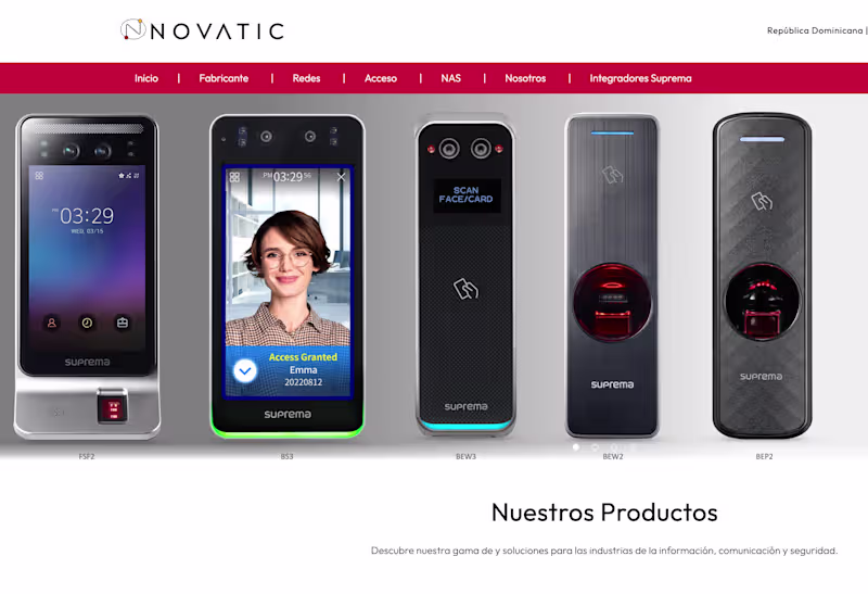 Cover image for Developed a custom Shopify store for Novatic, a brand specia...