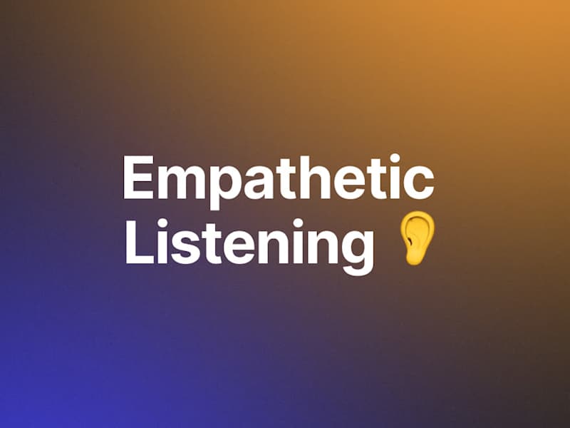 Cover image for Empathetic Listening Is Crucial for Your Career