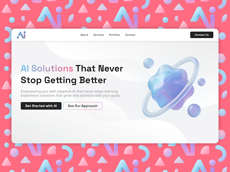 Cover image for AI Innovation Website