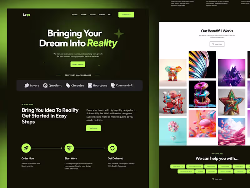 Cover image for Responsive & SEO Optimized Landing Page Website