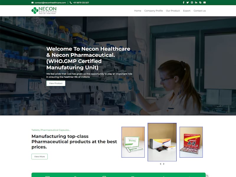 Cover image for Neconehealthcare | Home
