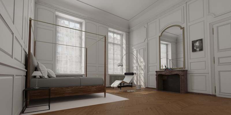 Cover image for Haussmann-Style Room Design
