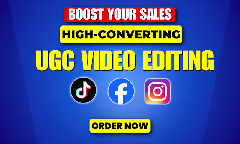 Cover image for High-Converting UGC Video Editing for Brands & Creators