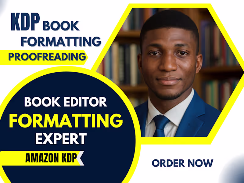 Cover image for Book Editor & KDP Formatting Expert | Proofreading & CMOS