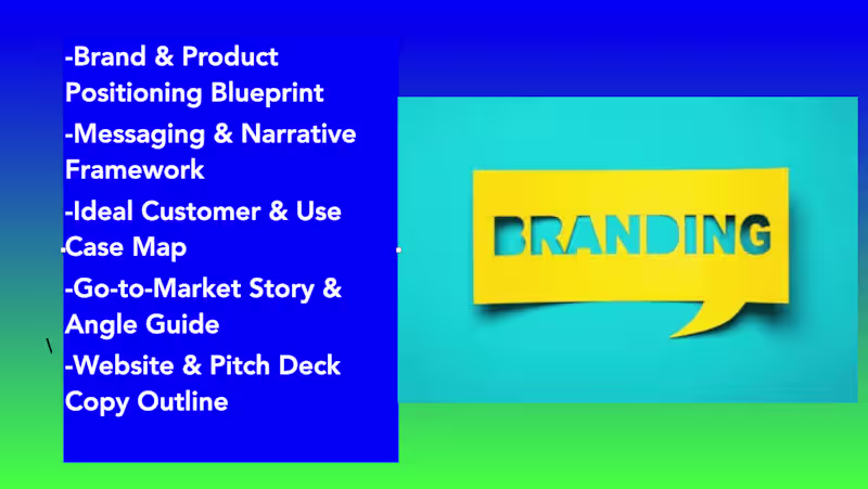 Cover image for I helpedan AI/product startup with brand strategy & GTM plan