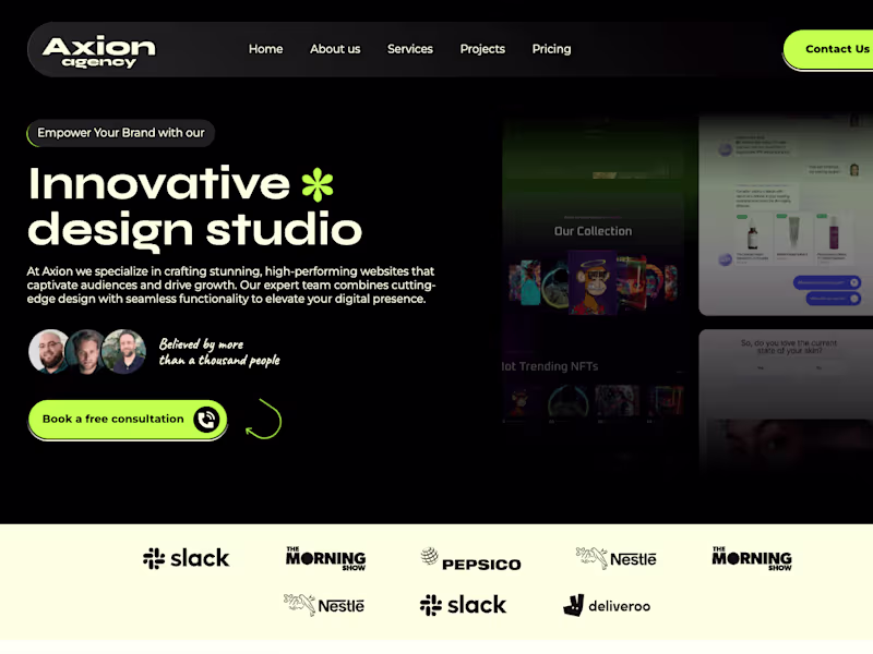 Cover image for Axion - Innovative ✽ design studio