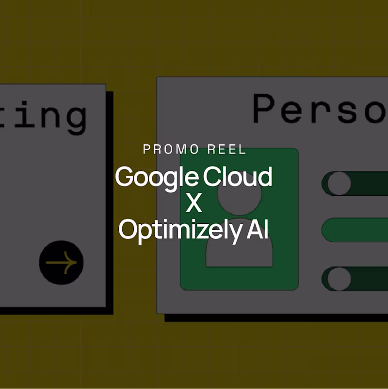 Cover image for Google Cloud x Optimizely AI - Promo Reel