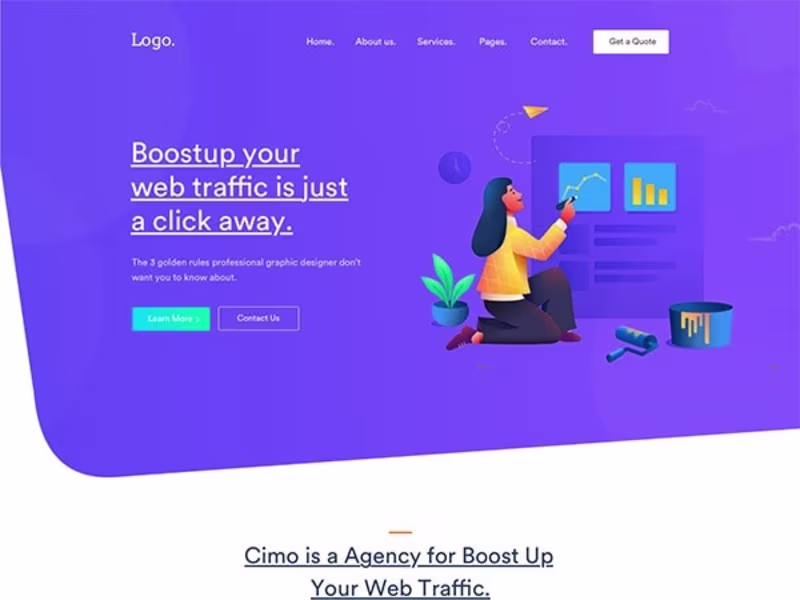 Cover image for I will Design a professional Figma landing page or website