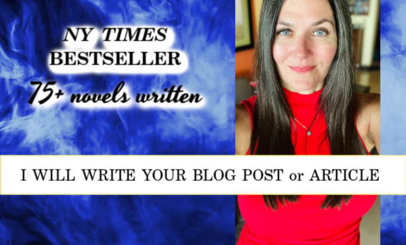 Cover image for I will write your blog post or article