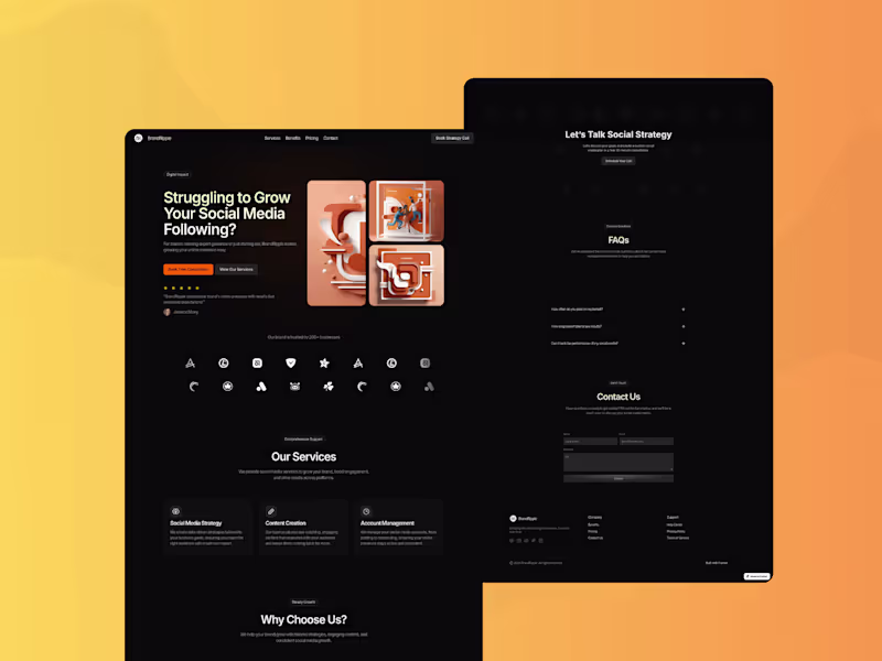 Cover image for Landing Page in Framer