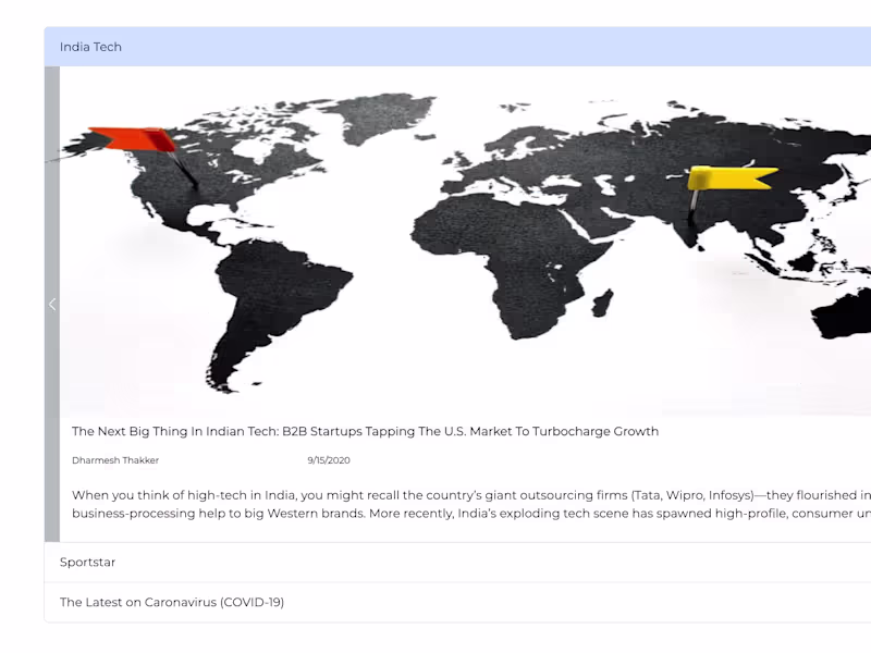 Cover image for News Feed Website
