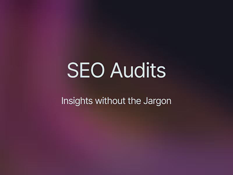 Cover image for SEO Audits & Content Optimization for Traffic & Conversions