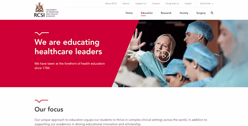 Cover image for Legacy App Migration — RCSI (Royal College of Surgeons in Ir...