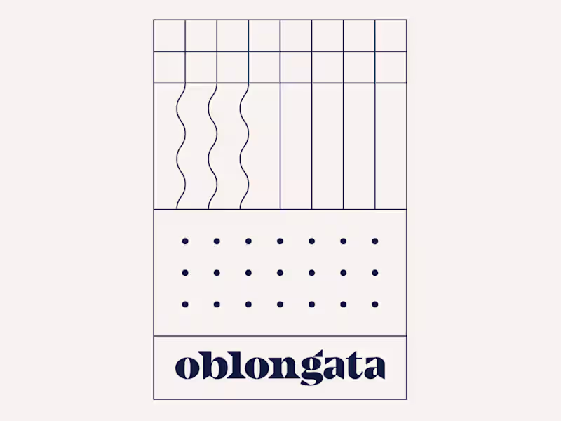 Cover image for oblongata – branding and visual identity design