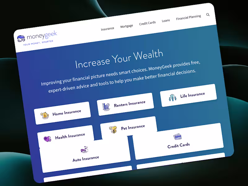 Cover image for MoneyGeek – Website Update & Full-Stack Development