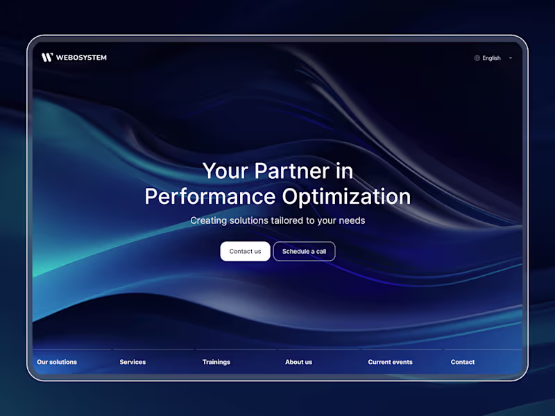 Cover image for Webosystem (Framer development)