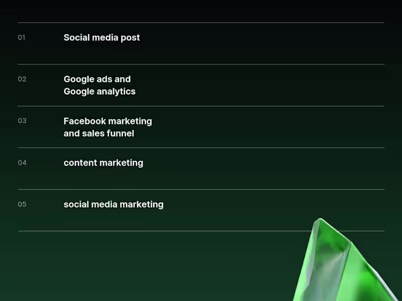 Cover image for Social media  marketing services 