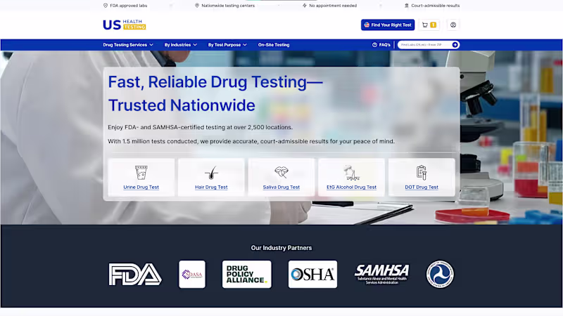 Cover image for Product Design for US Health Testing